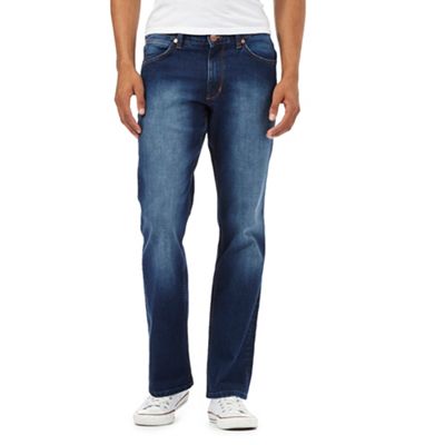 Wrangler Jacksville blue mid wash bootcut jeans